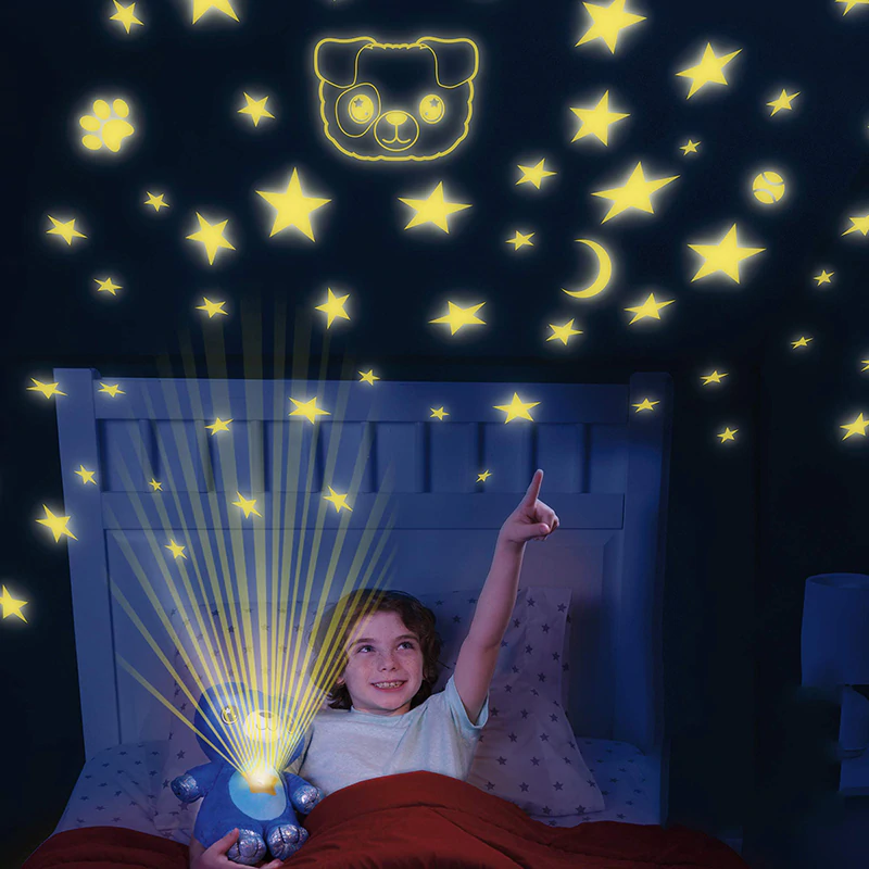 Magical Stuffed Animal with Light Projector