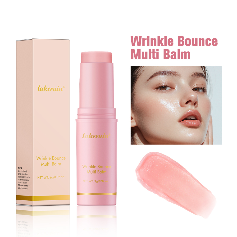 Moisturizing Wrinkle Balm, Bounce Multi Balm Collagen Cream, Multi Balm Stick Wrinkle Reducer, Long-Lasting Hydration