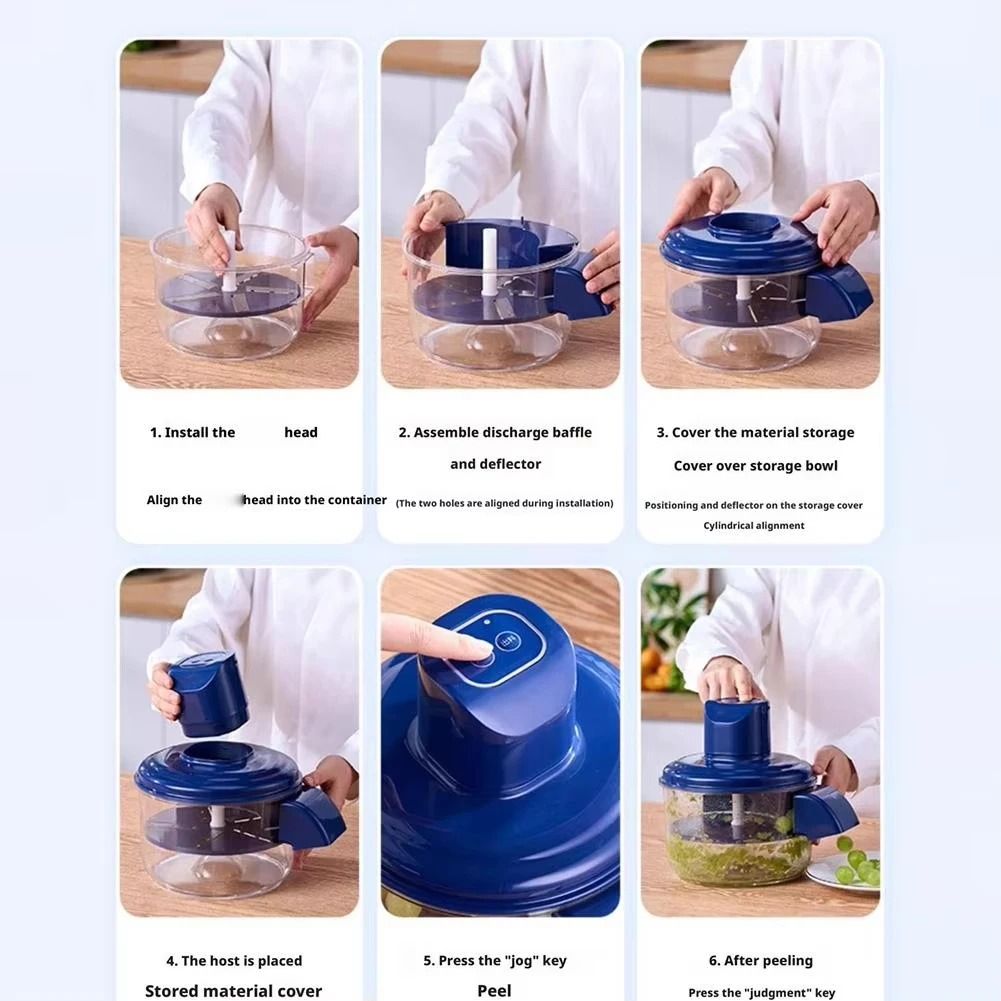 Automatic Electric Grape Peeler Hands Free Fruit Peeling Machine for Quick Food Prep