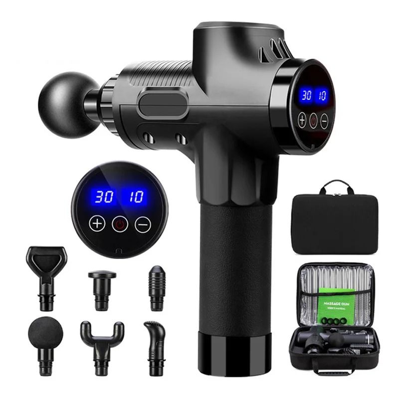 30-Level Percussion Massage Gun – Professional Deep Tissue Fascial System