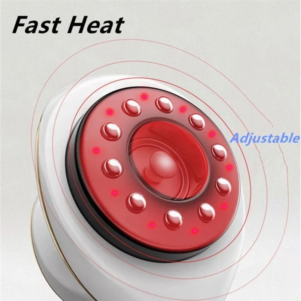 Electric Cupping Massager with Vacuum Suction and Heating Therapy