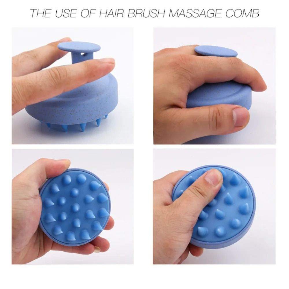 Silicone Scalp Massage & Shampoo Brush