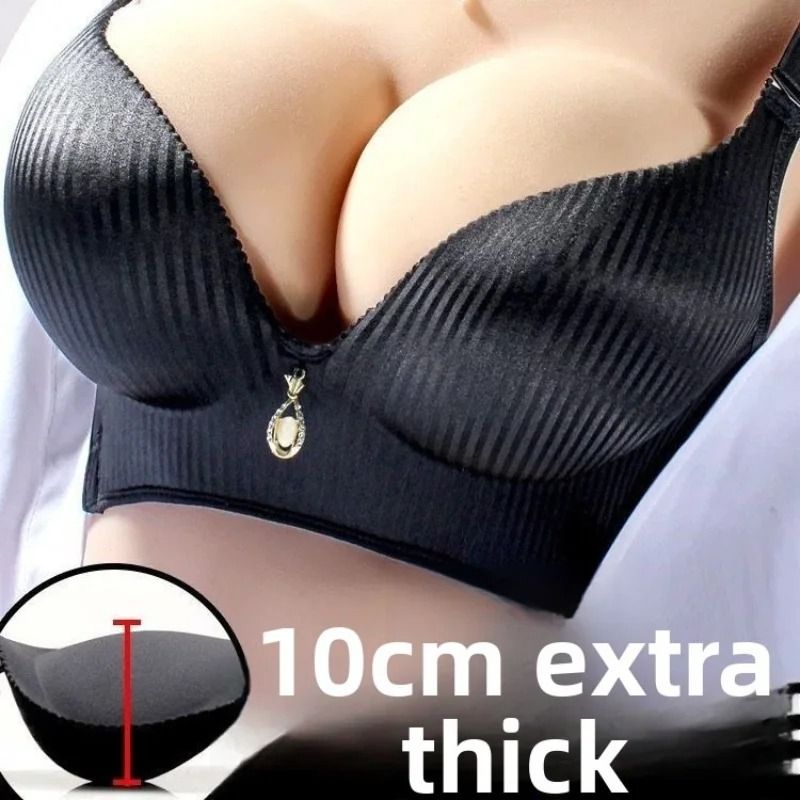 Sexy Wireless Push Up Bra No Steel Ring Seamless 8cm Thick Padded Lingerie