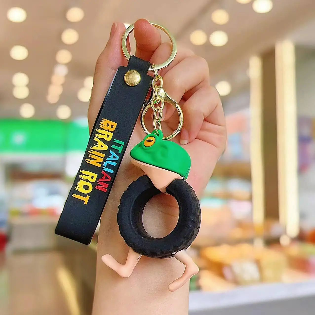 Creative Character Wrist Strap Keychain Pendant – Collectible Figurine Bag Charm