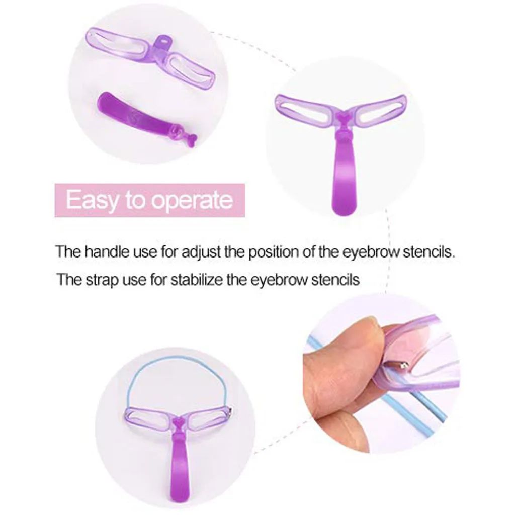 BrowPerfect 8-in-1 Eyebrow Stencil Kit – Reusable Brow Shaping Template Set