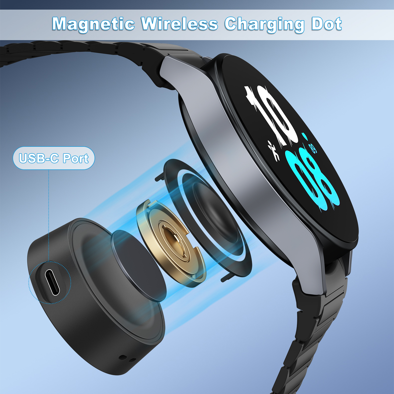 Samsung Galaxy Watch Charging Dock Single Head Watch Charger for Seamless Power
