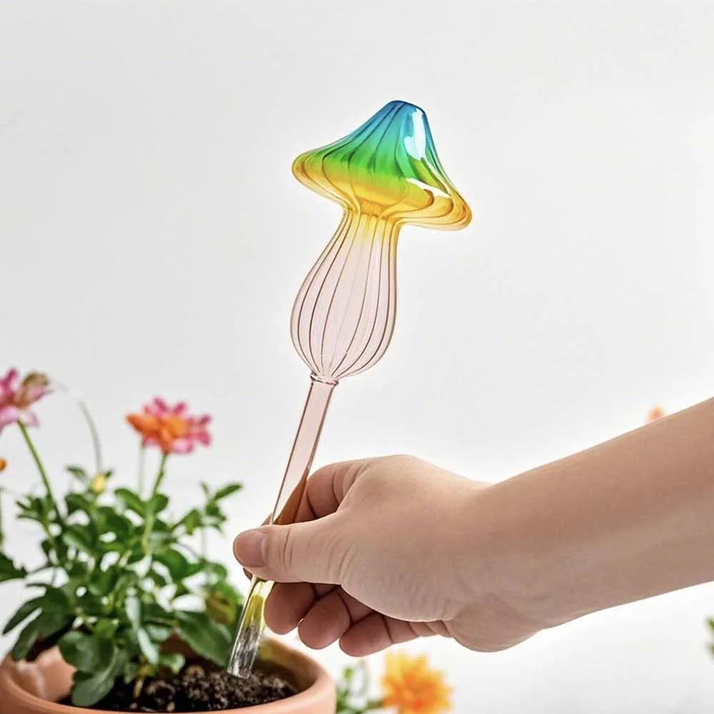 Glass Watering Globes Self Watering Spikes (1–2 Pack) - Automatic Plant Watering Device for Houseplants