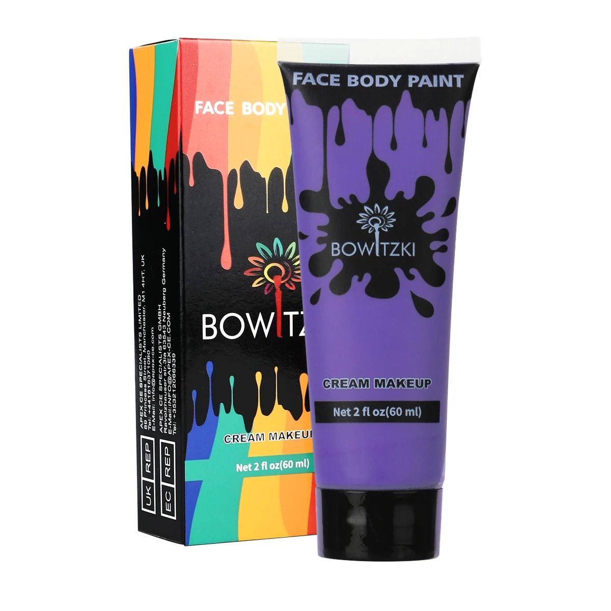 Face & Body Cream Paint – 60ml High-Capacity Special Effects Makeup