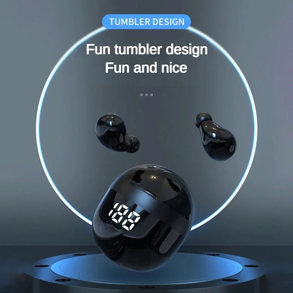 Mini Invisible Wireless Headphones with Noise Cancellation and HD Audio