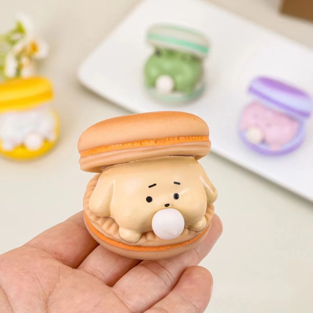 Creative Animal Bubble Burger Squishy Toy – Stress Relief & Fun Pinch Toy