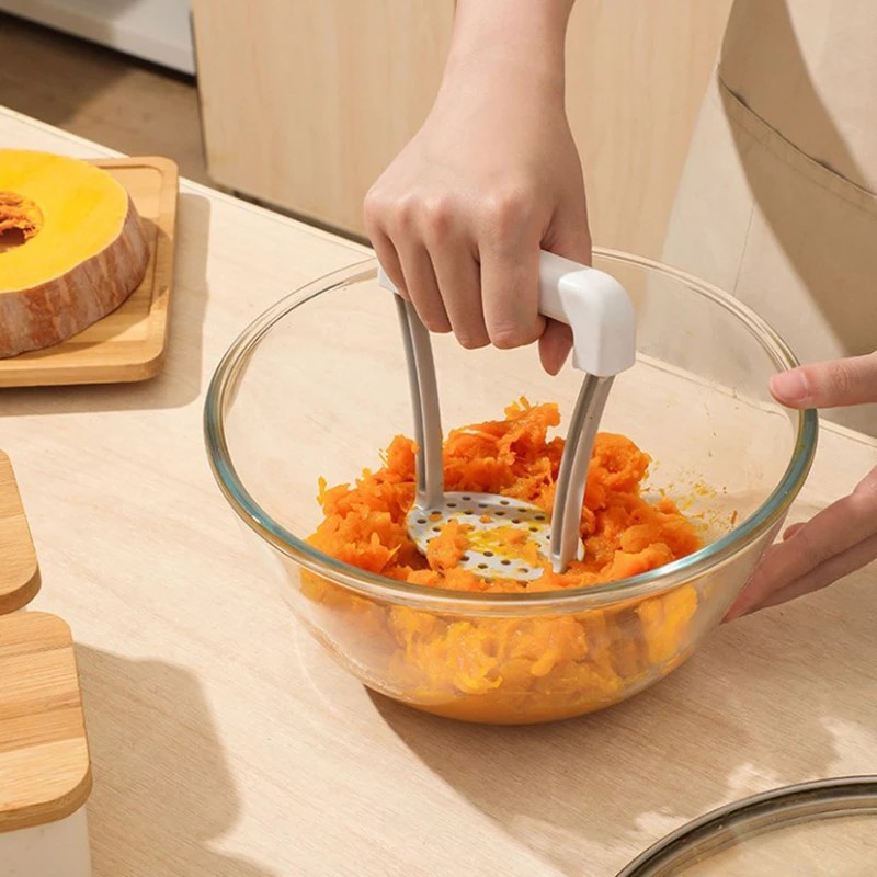 Potato Ricer Kitchen Vegetable, Manual Potato Masher Durable, Fruit Juicer Kitchen Gadgets, Masher With Non Slip Handle