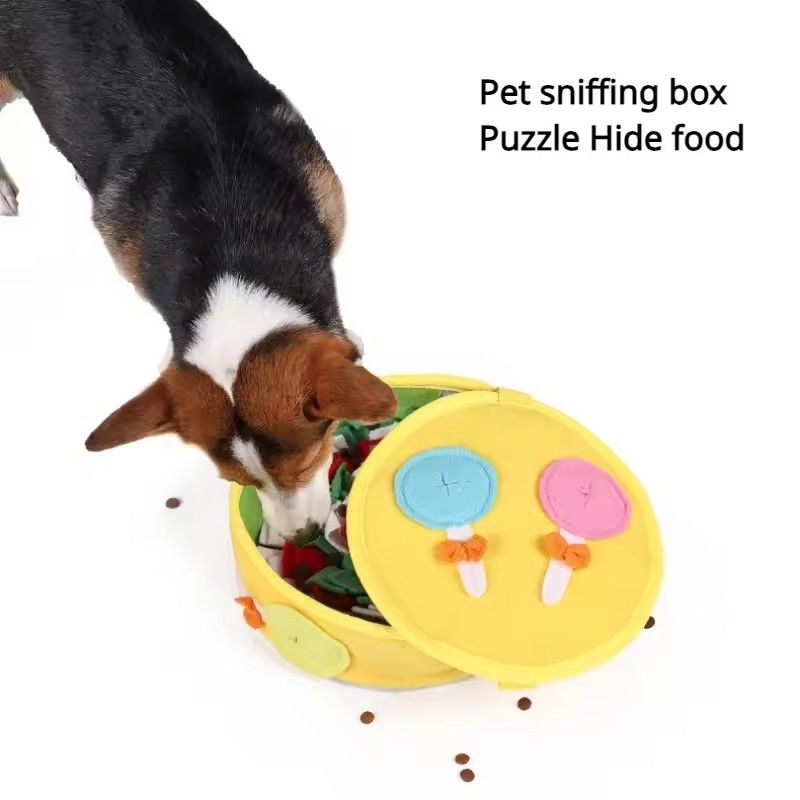 Snuffle Mat for Dogs Slow Feeder Box, Interactive Dog Enrichment Toy