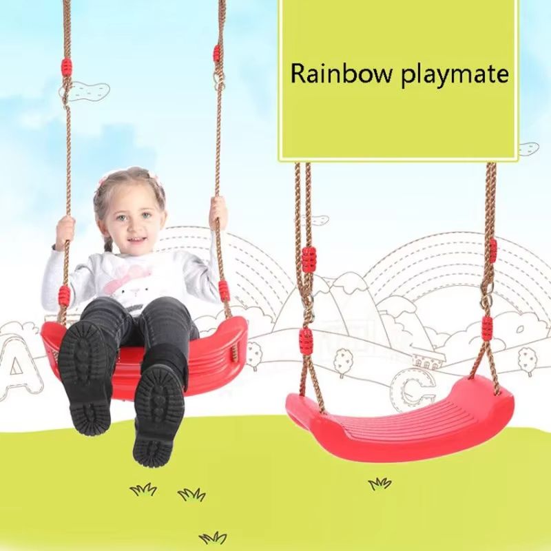 Rainbow Curve Kids Swing Seat for Indoor and Outdoor Play
