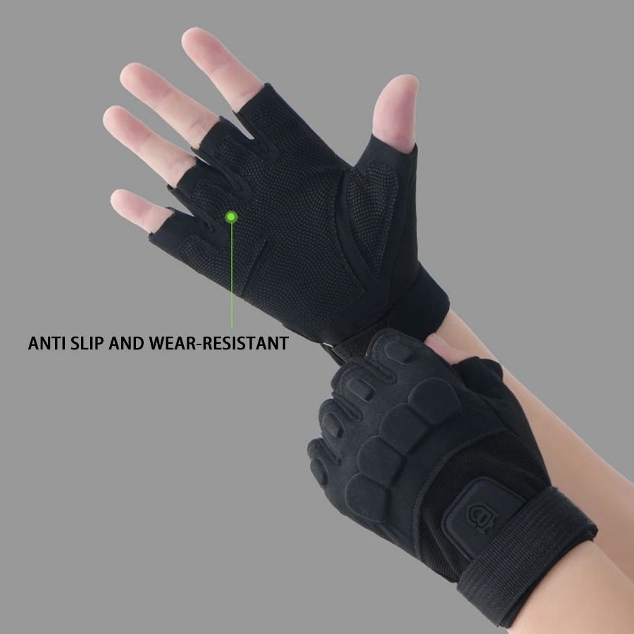 Hunting & Training Half-Finger Gloves – Breathable Non-Slip Outdoor Gear