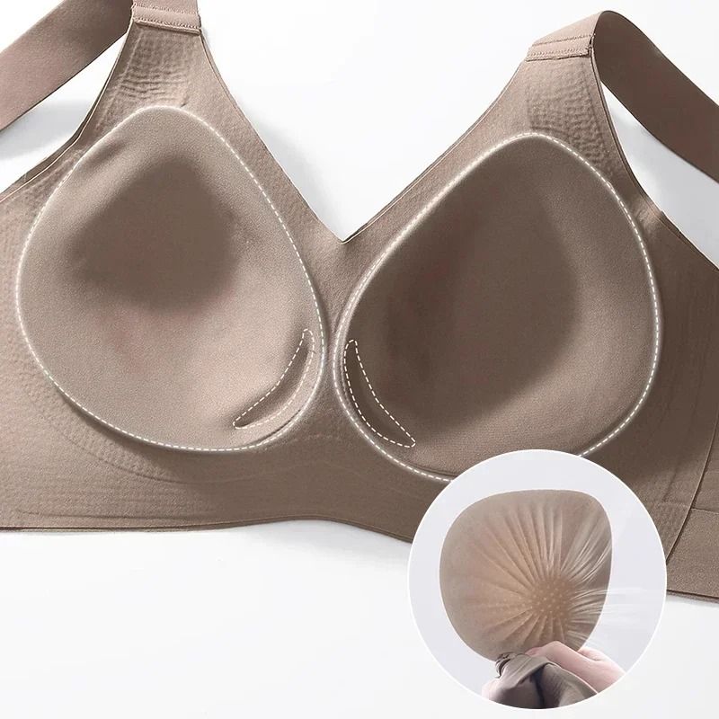 Seamless Wireless Push-Up Bra