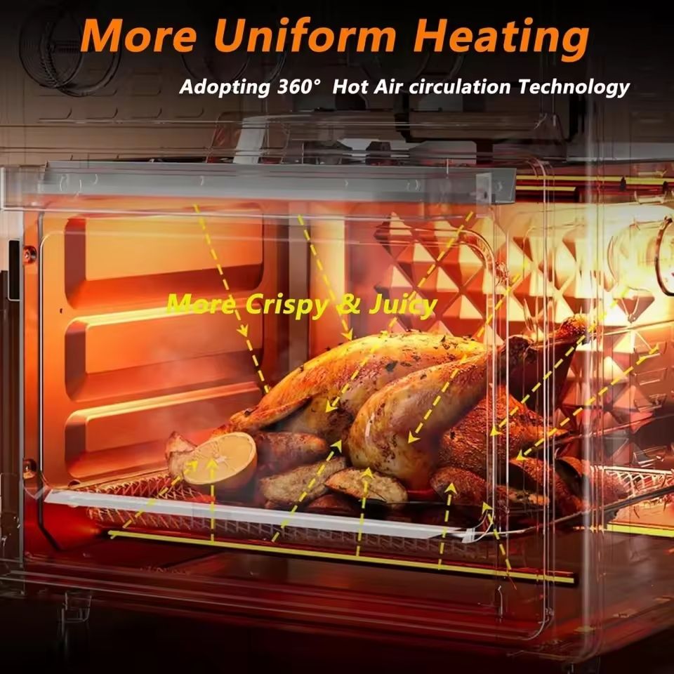 13QT Multifunctional Air Fryer Convection Oven – Large Capacity Digital Toaster Oven