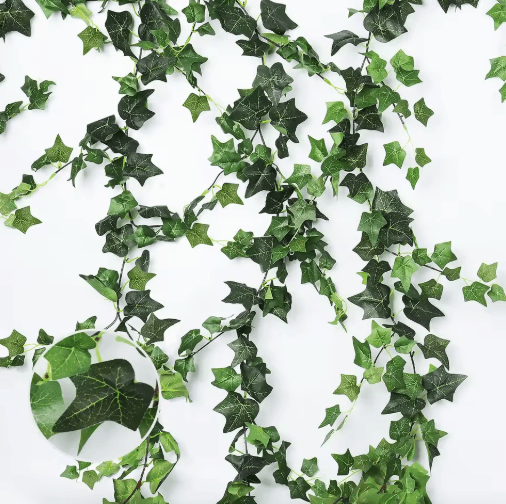 Artificial Ivy Vines Garland – Lush Greenery Wall & Hanging Plant Decor