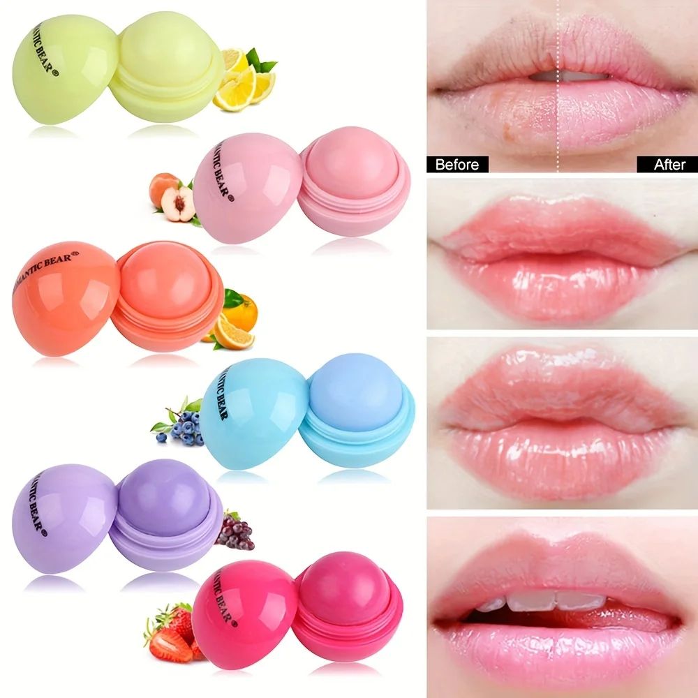 Cute Ball Lip Balm Hydrating Lip Balm Moisturizing Lip Care