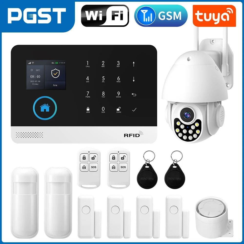 PGST 103 4G WiFi GSM Home Security Alarm System