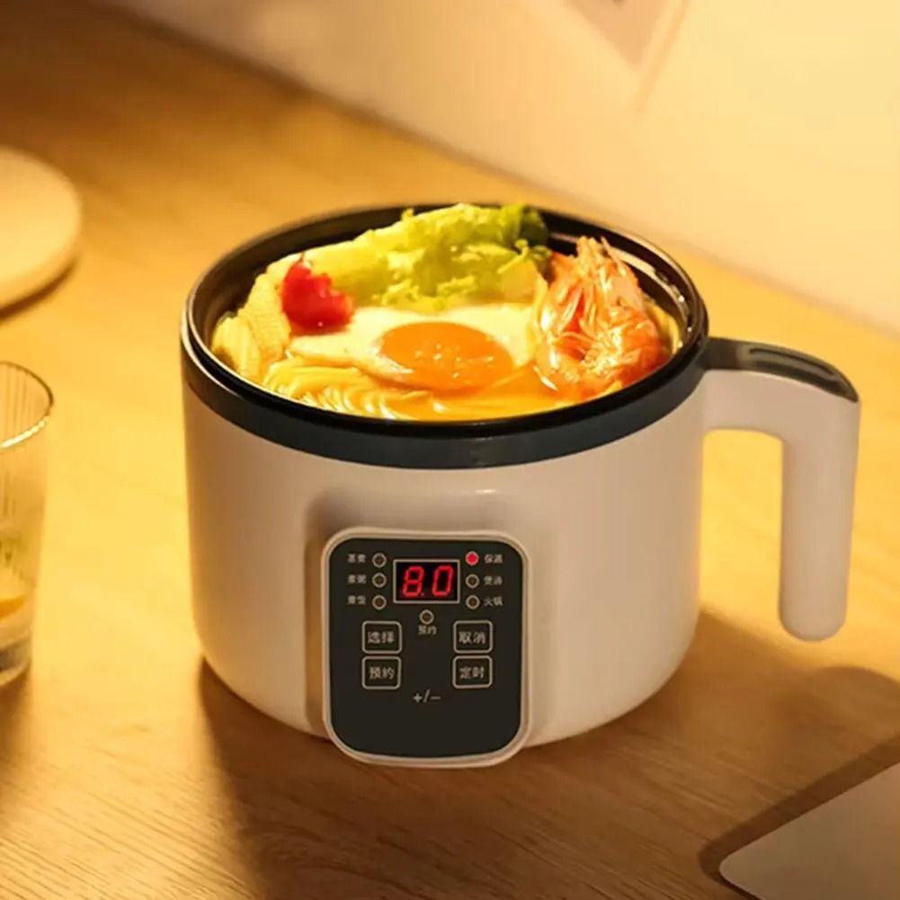 Double-Layer Mini Electric Rice and Steam Cooker