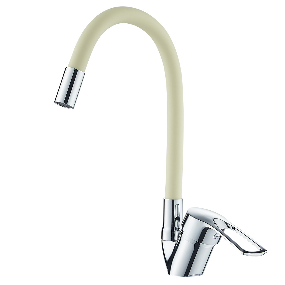 Stainless Steel Single Cold Kitchen Faucet Quick Open Sink Tap