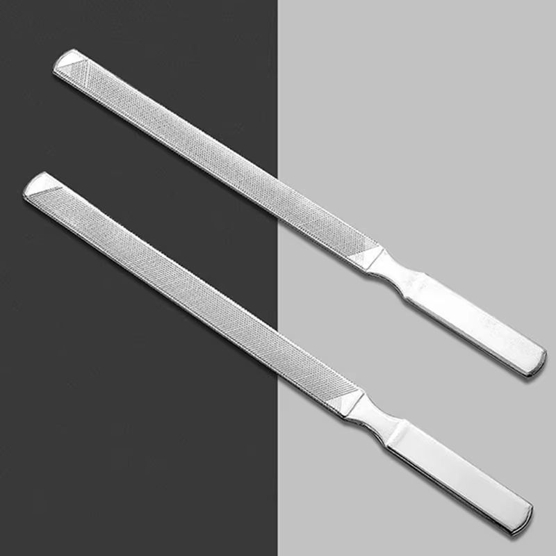 Professional Stainless Steel Nail File Polishing Metal Nail File for Manicure & Pedicure