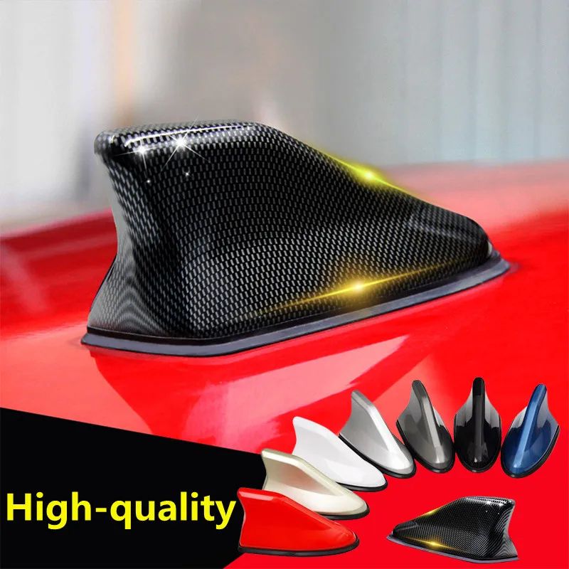 Shark Fin Car Antenna Roof Aerial – Universal Decorative Radio Signal Antenna for Most Cars