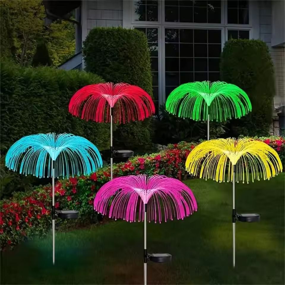 SolarGlow 7-Color Jellyfish Garden Light
