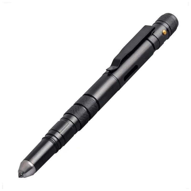 4 in 1 Tactical EDC Pen with Flashlight Glass Breaker and Bottle Opener