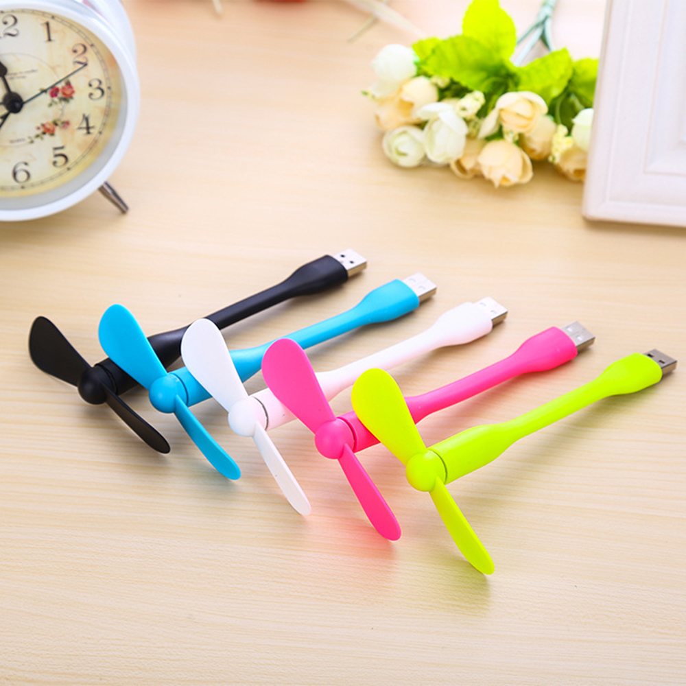 Mini Ventilador LED USB, New USB Cooling Fan Electronic Gadgets, Portable Flexible Cooler for Laptop, Smartphone
