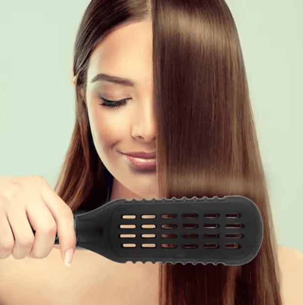 Double-Sided Nylon Hair Straightening Brush – V-Shaped Blow Dry Styling Comb Tool