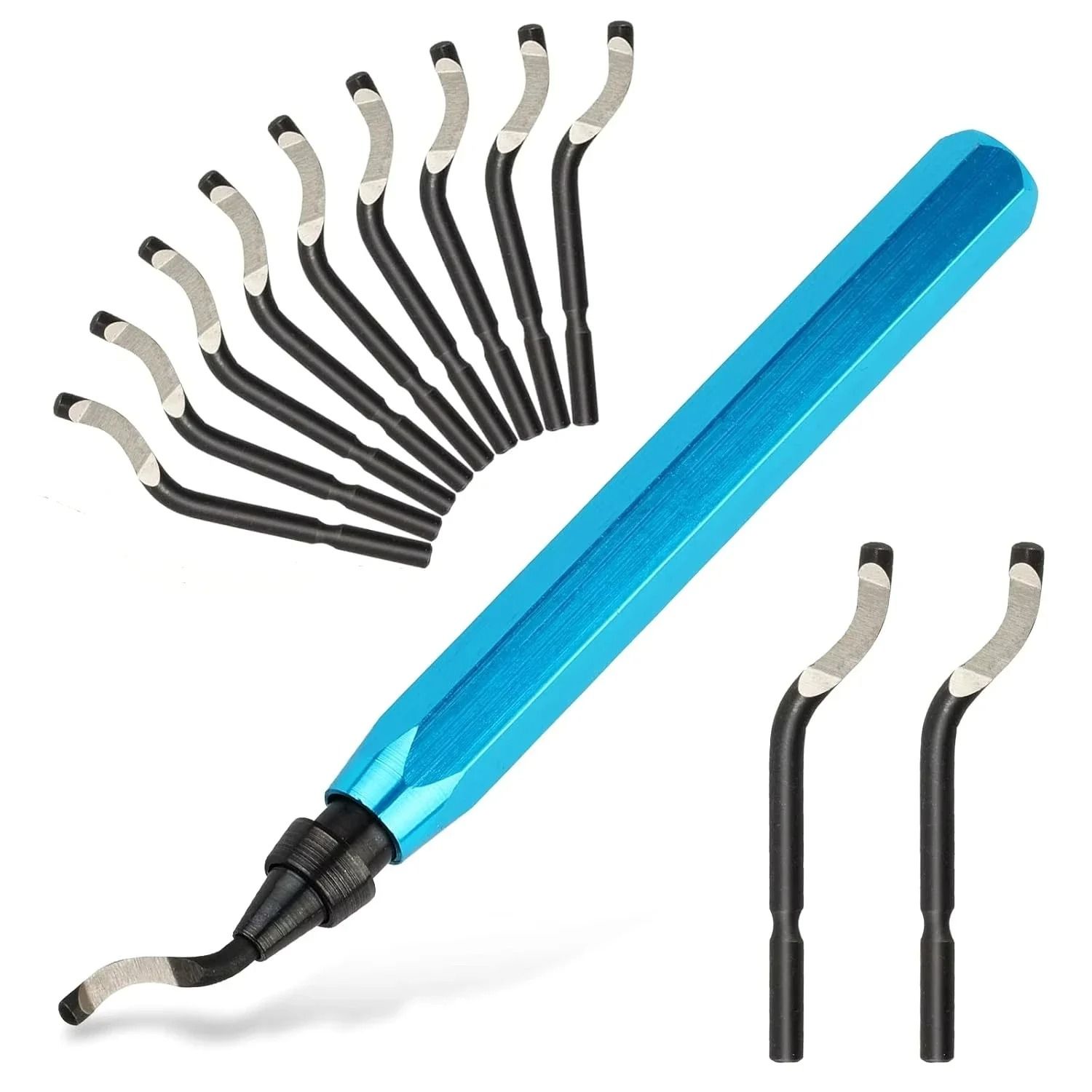 Deburring Tool Set – 11-Piece High-Speed Steel Finishing Kit