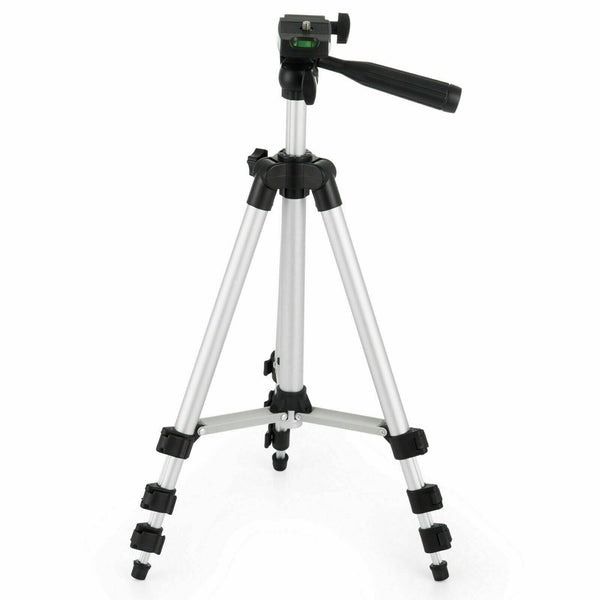Camera Tripod Stand Mount for iPhone Samsung, Professional Cell Phone Holder + Bag – Easy Setup, Compact & Durable