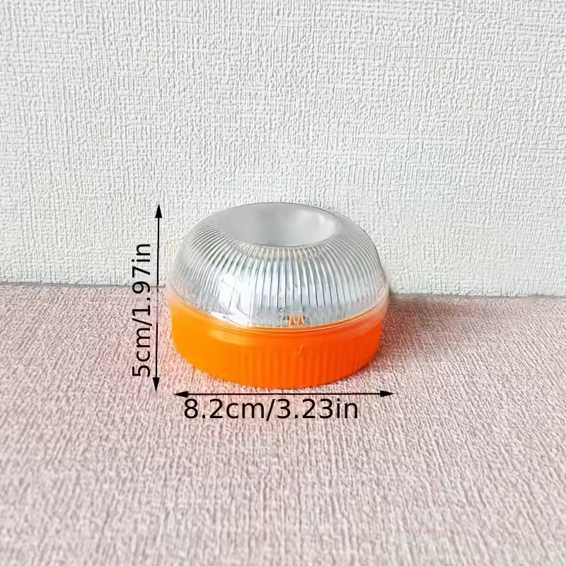 Magnetic LED Car Beacon, Emergency Safety Strobe Light & Roadside Flashlight Lamp