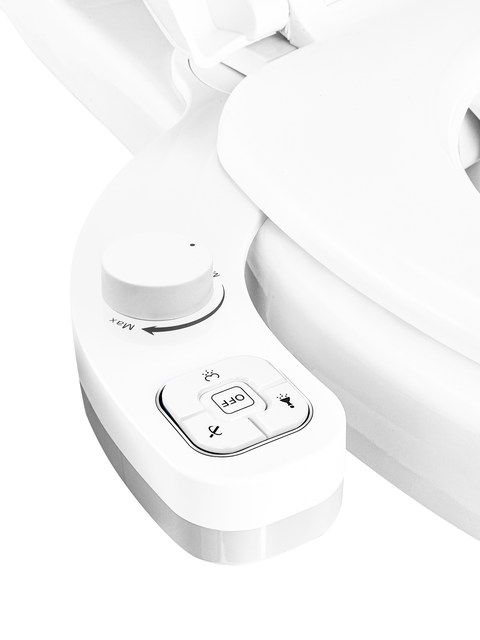 SAMODRA Ultra-Thin Bidet Toilet Seat Attachment – 3-Function Hygienic Wash with Dual Nozzles