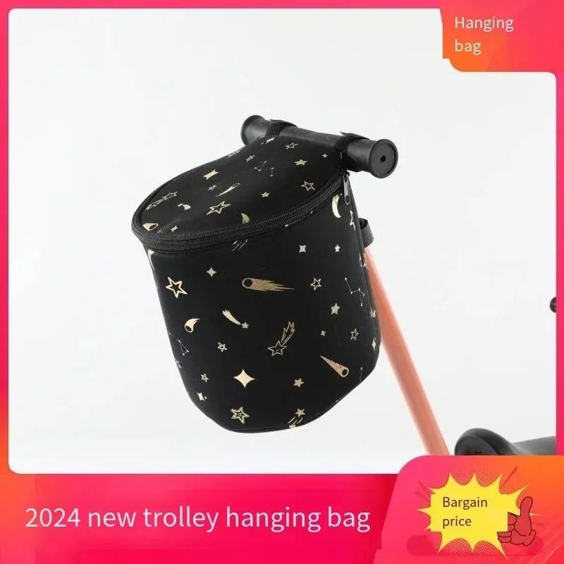 Portable Stroller Organizer Bag with Bottle Holders & Smart Storage