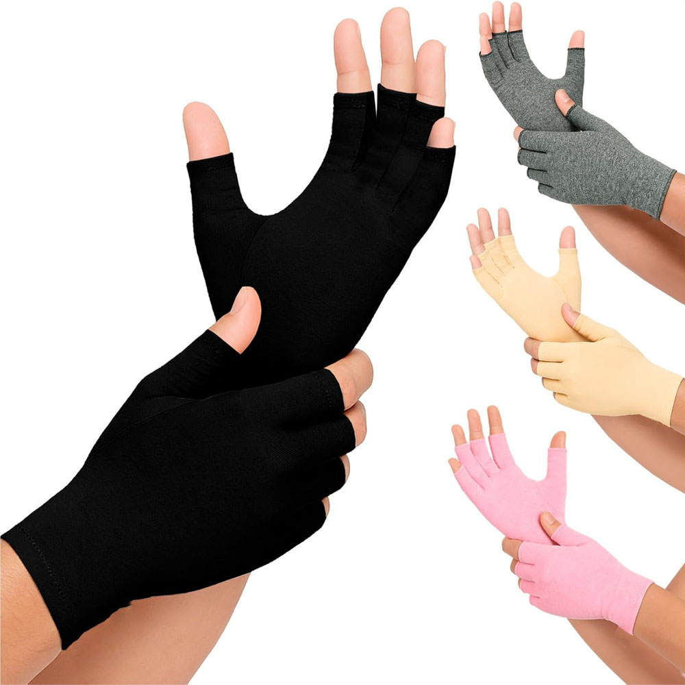 Compression Gloves for Wrist Support Joint Hand Brace for Women & Men, Touchscreen Compatible