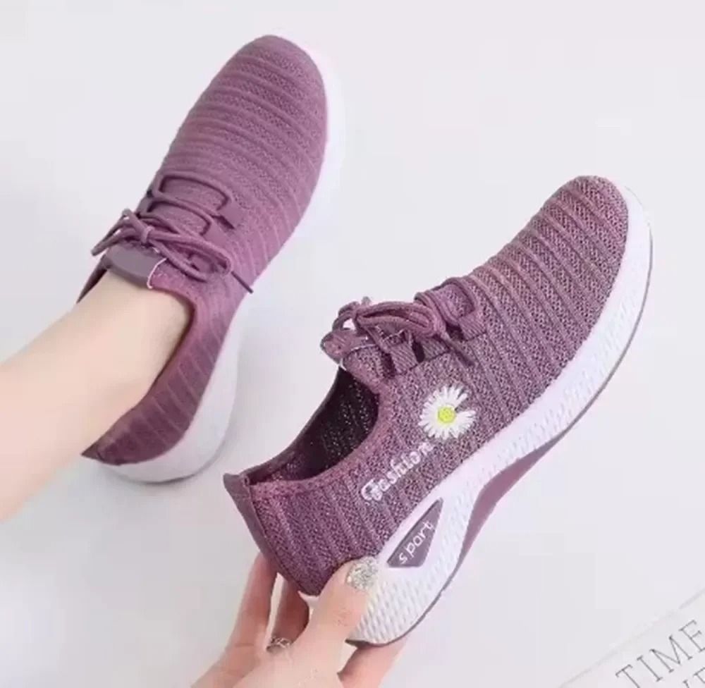 Women Breathable Mesh Running Sneakers Lightweight Casual Shoes