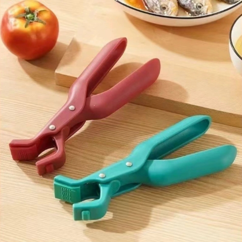 High temperature resistant scald clamp, silicone tray holder slip, multi functional anti scald clamp bowl