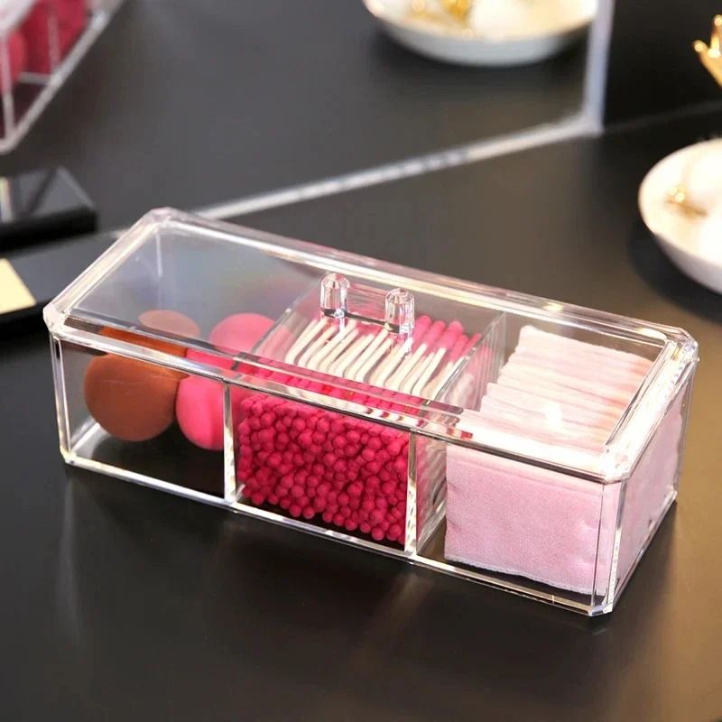 Transparent Acrylic Makeup Organizer Storage Box