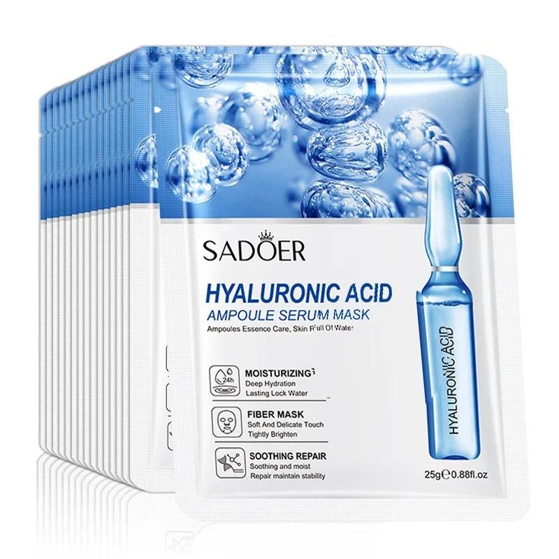 SADOER Hyaluronic Acid Firming and Hydrating Facial Mask 10pcs