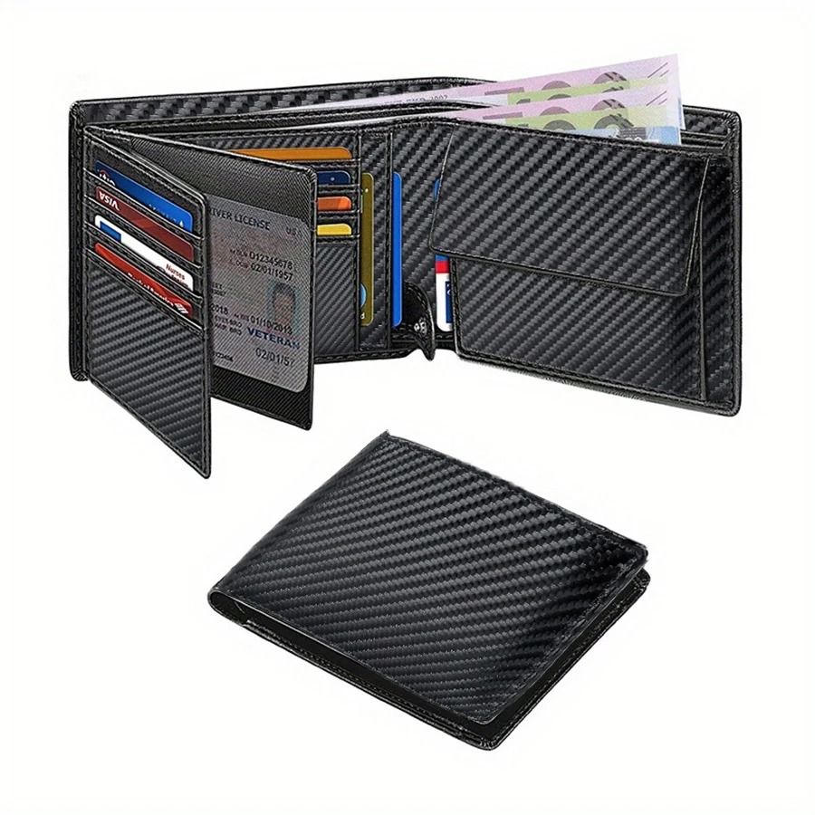 Slim RFID Blocking Wallet with 15 Card Slots