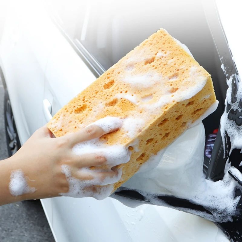 Thick Honeycomb Car Wash Sponge – Super Absorbent Foam Cleaning Block for Scratch-Free Shine