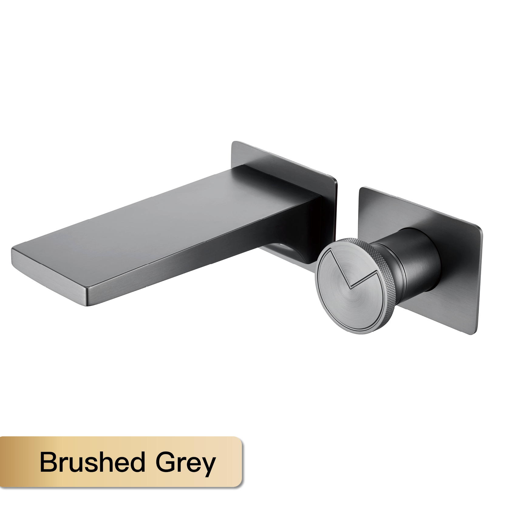 Wall Mounted Bathroom Faucet Single Handle Brass Chrome Basin Tap