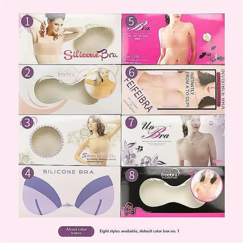 Silicone Invisible Push Up Strapless Bra Stealth Backless Breast Enhancer