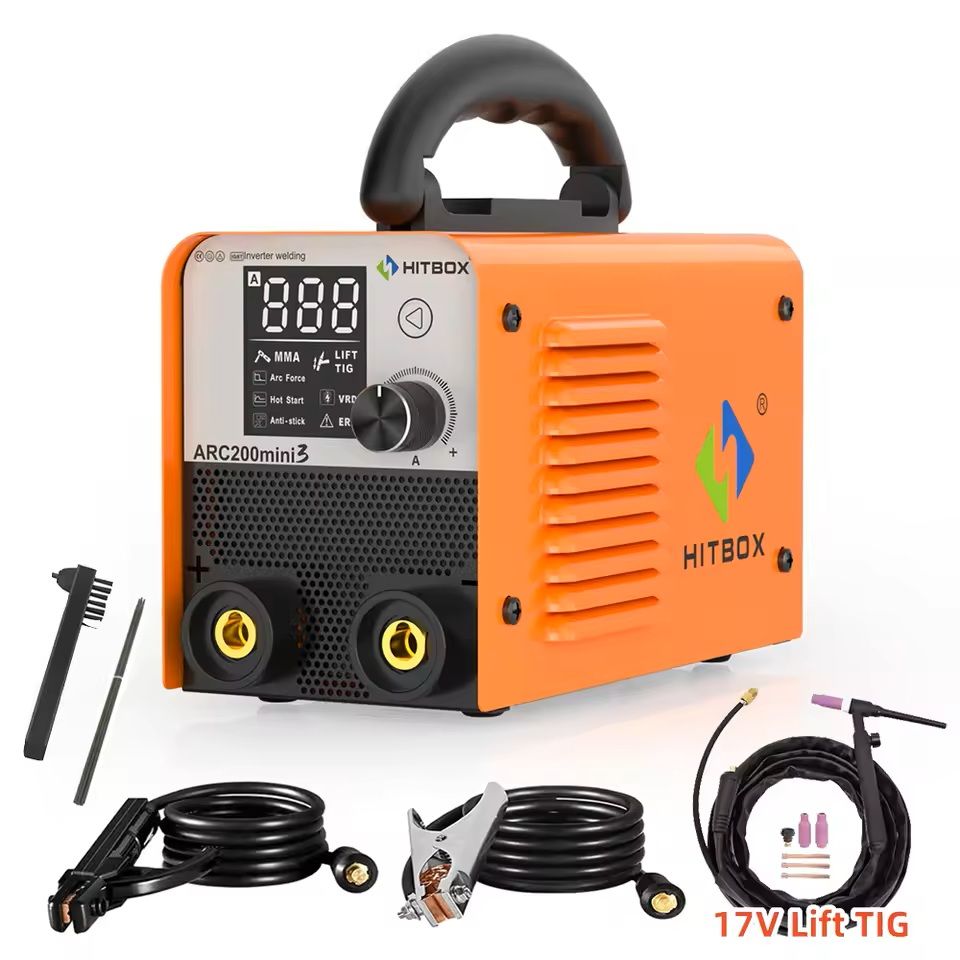 Ultra Mini Stick Welder with Digital Display and ARC Lift TIG Functio