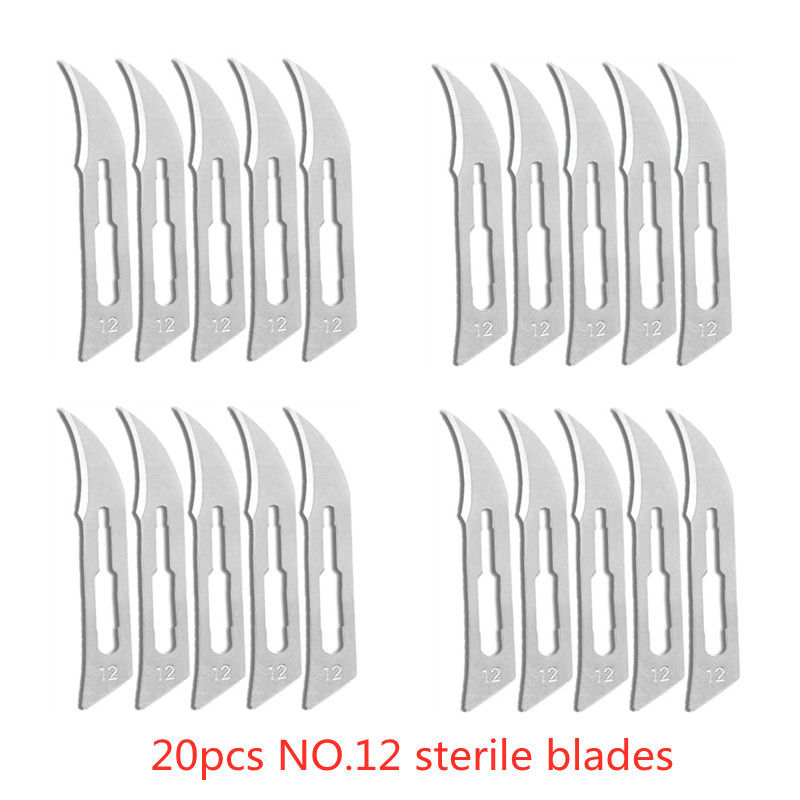 Carbon Steel Surgical Blades for DIY Cutting, Phone Repair, Carving, Animal Grooming, Eyebrow Maintenance, and Scalpel