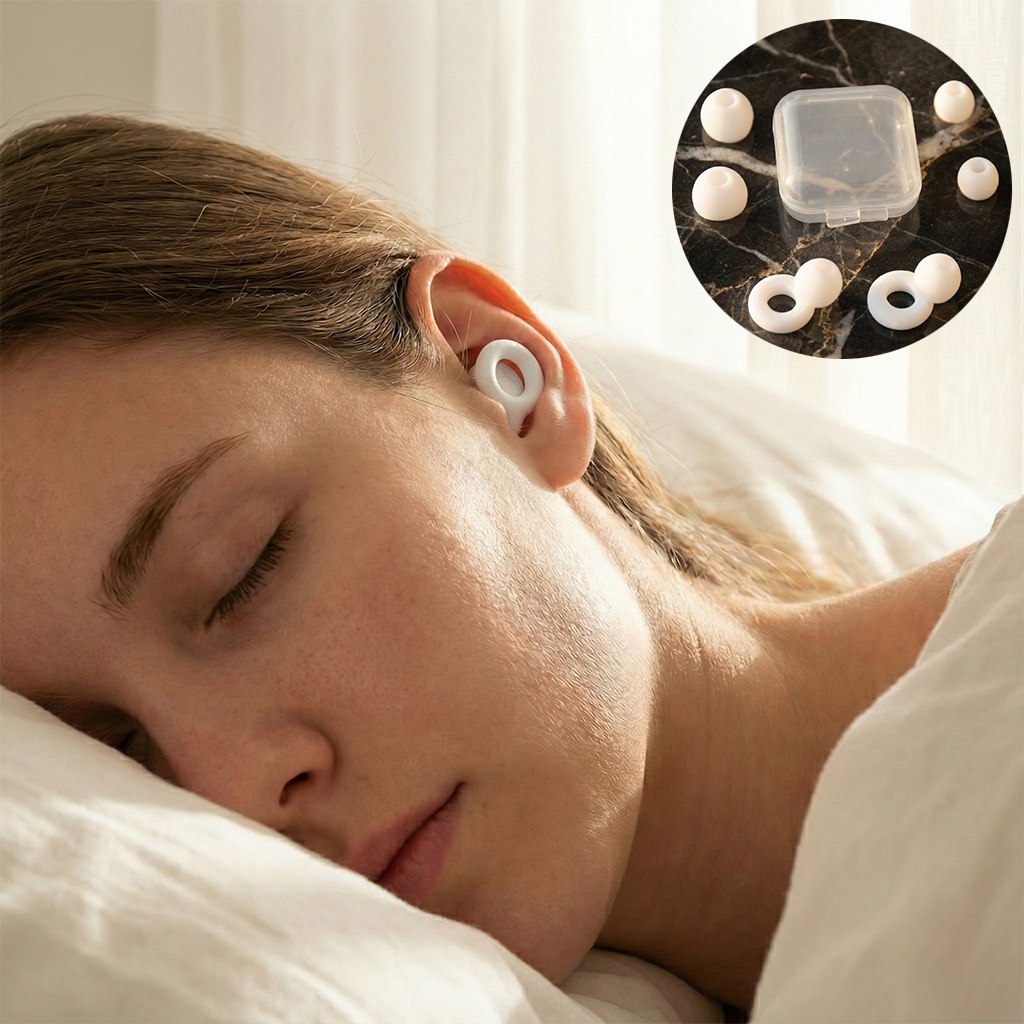 Swimming Earplugs Anti-noise Soundproof, Anti-slip Sleep Earplugs for Surfing, Noise Blocking Ear Protection