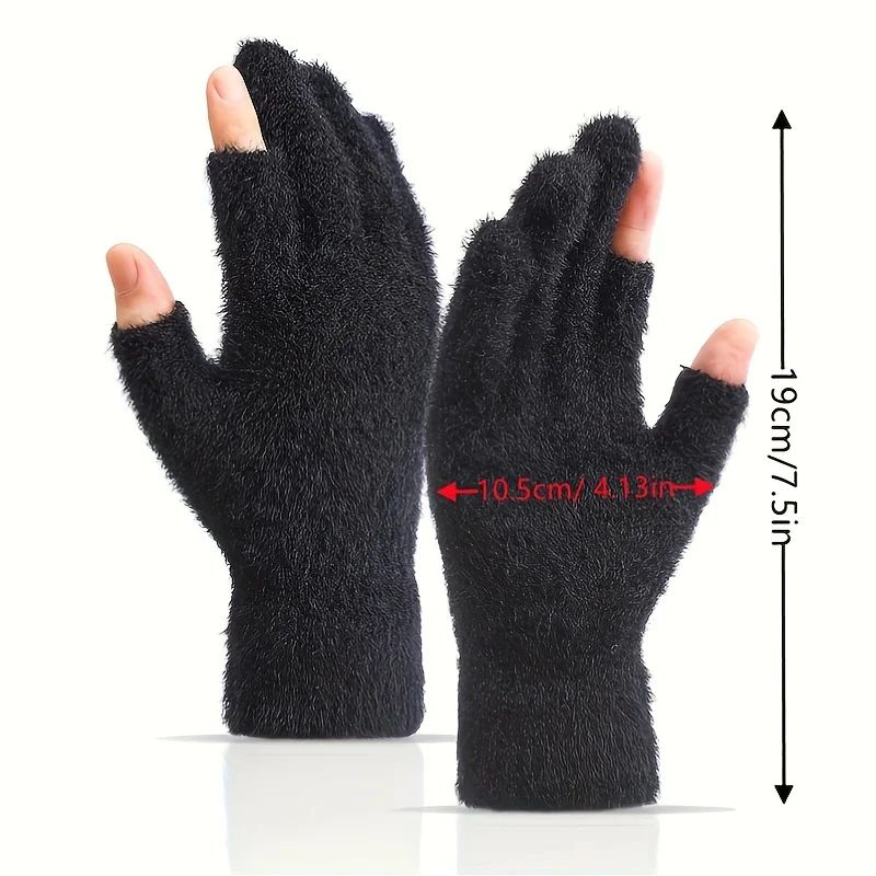 Winter Fingerless Touch Gloves