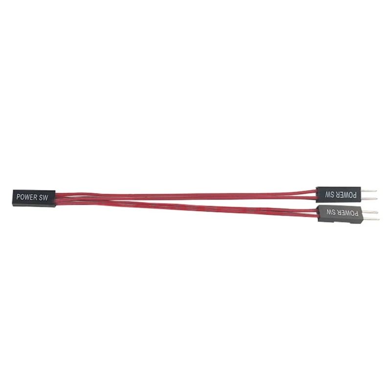 Universal Desktop PC Power Button Switch with Extension Cable – Easy External PC Power Control